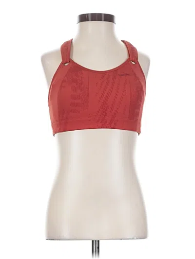 Pre-owned Brooks Sports Bra In Red