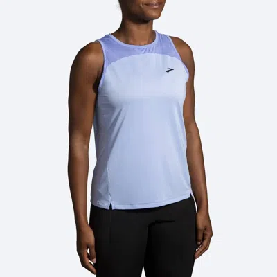 Brooks Sprint Free Tank 2.0 In Light Lavender/ Blue Lavender