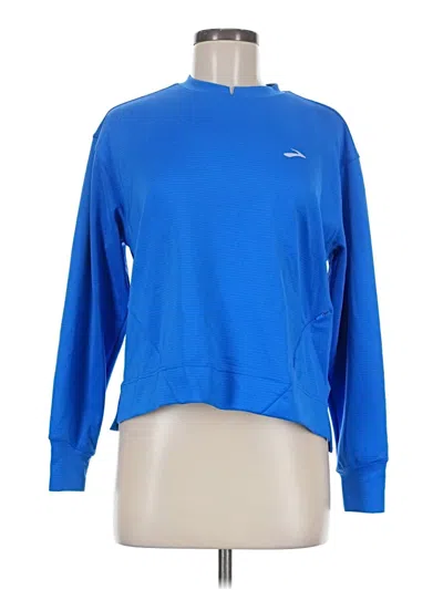 Pre-owned Brooks Sweatshirt In Blue