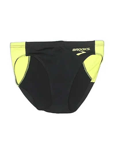 Pre-owned Brooks Swimsuit Bottoms In Black