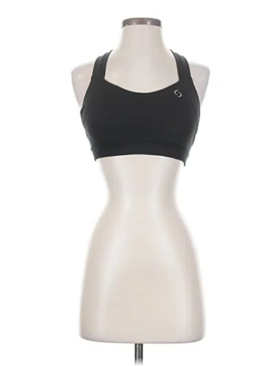 Pre-owned Brooks Tank Top Black Halter Neckline Tops