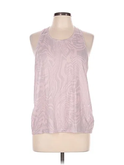 Pre-owned Brooks Tank Top Pink Halter Neckline Tops