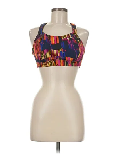 Pre-owned Brooks Tank Top Purple Halter Neckline Tops