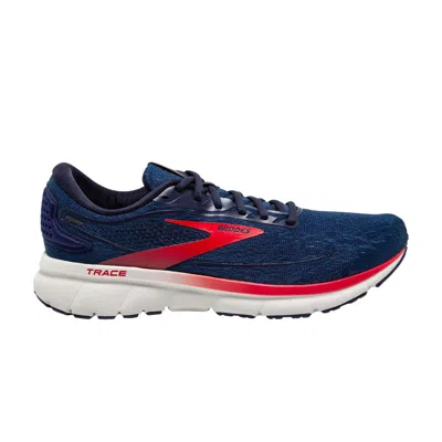 Pre-owned Brooks Trace 2 'peacoat Red' | Blue | Men's Size 11.5