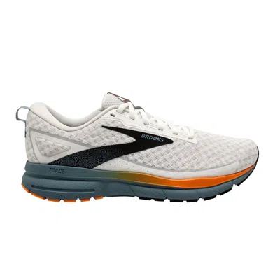 Pre-owned Brooks Trace 3 'white Goblin Blue' | Men's Size 8.5