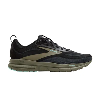Pre-owned Brooks Trace 4 'black Dusty Olive' | Men's Size 10