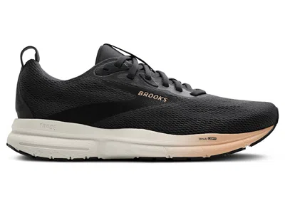 Pre-owned Brooks Trace 4 (women's) Sneakers In Ebony/black/almond