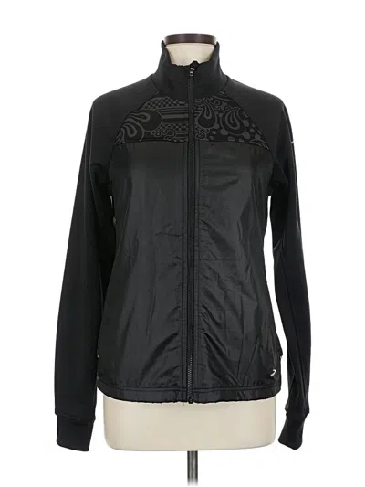 Pre-owned Brooks Track Jacket In Black
