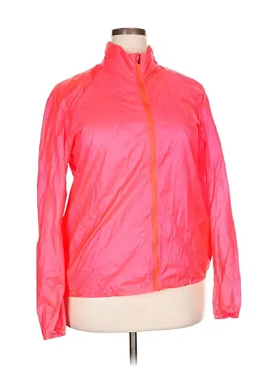 Pre-owned Brooks Track Jacket In Pink