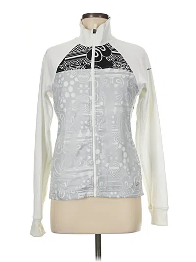 Pre-owned Brooks Track Jacket In White