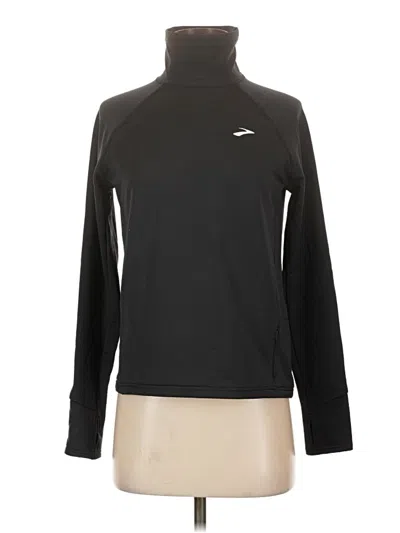 Pre-owned Brooks Turtleneck Sweater In Black