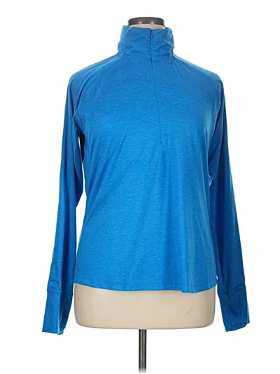 Pre-owned Brooks Turtleneck Sweater In Blue