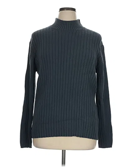 Pre-owned Brooks Turtleneck Sweater In Teal