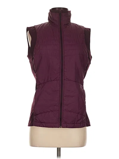 Pre-owned Brooks Vest In Burgundy