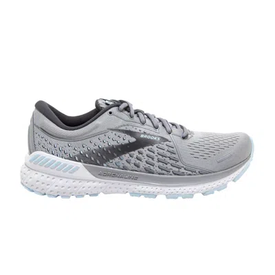 Pre-owned Brooks Wmns Adrenaline Gts 21 'oyster Alloy' | Grey | Women's Size 9.5 In Gray