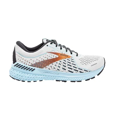 Pre-owned Brooks Wmns Adrenaline Gts 21 Wide 'white Light Blue' | Women's Size 13