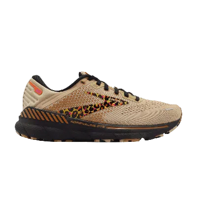 Pre-owned Brooks Wmns Adrenaline Gts 22 'khaki Leopard' In Tan
