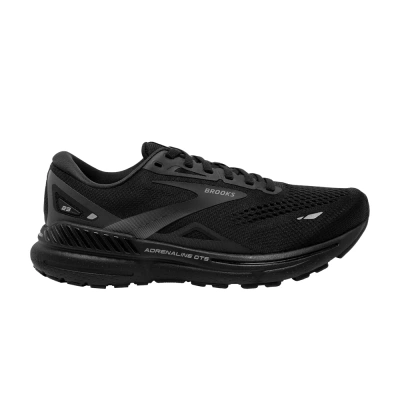 Pre-owned Brooks Wmns Adrenaline Gts 23 Wide 'black Ebony'