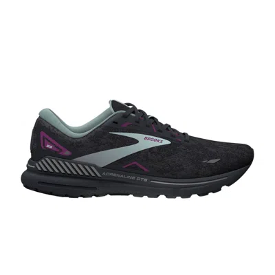Pre-owned Brooks Wmns Adrenaline Gts 23 Wide 'black Light Blue' | Women's Size 8.5