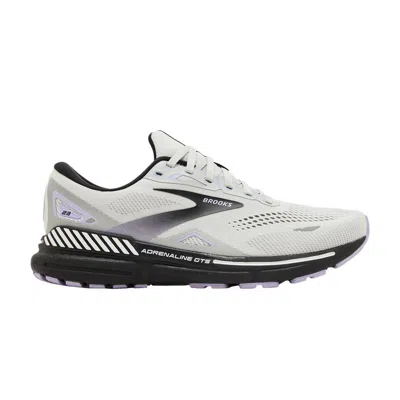 Pre-owned Brooks Wmns Adrenaline Gts 23 Wide 'grey Purple'