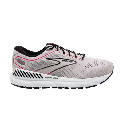 Pre-owned Brooks Wmns Ariel Gts 23 Wide 'grey Black Pink' | Women's Size 12 In Gray