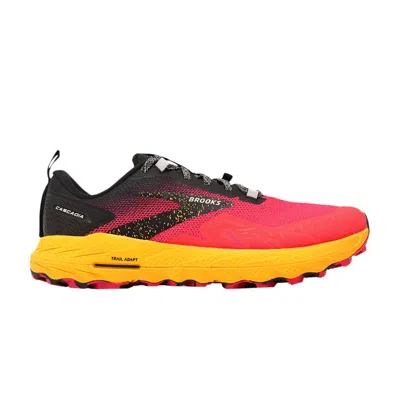 Pre-owned Brooks Wmns Cascadia 17 'diva Pink Lemon Chrome' | Women's Size 7.5