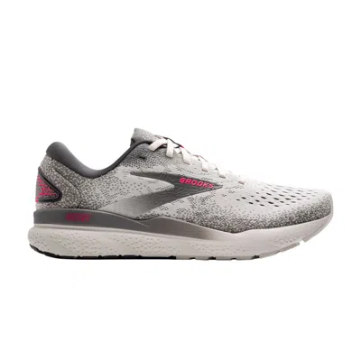 Pre-owned Brooks Wmns Ghost 16 'grey Gargoyle Pink' | Women's Size 10 In Gray