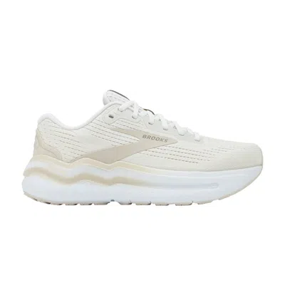 Pre-owned Brooks Wmns Ghost Max 2 'white Almond Tan' | Cream | Women's Size 6.5