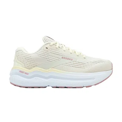 Pre-owned Brooks Wmns Ghost Max 2 Wide 'coconut Milk Zephyr' | Cream | Women's Size 8.5 In White