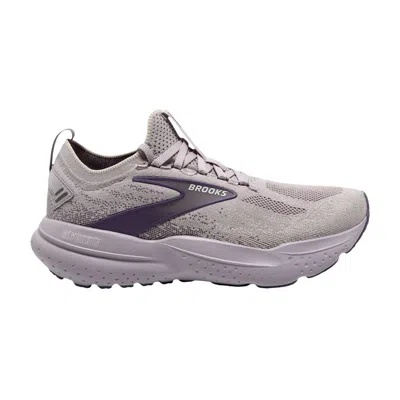 Pre-owned Brooks Wmns Glycerin Stealthfit 21 'raindrops Purple Sage' In Grey