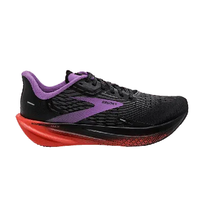 Pre-owned Brooks Wmns Hyperion Max 'black Purple'