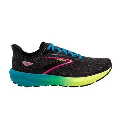 Pre-owned Brooks Wmns Launch 10 'black Nightlife Blue'
