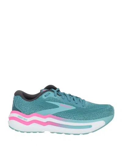 Brooks Woman Sneakers Sage Green Size 8 Textile Fibers In Blue