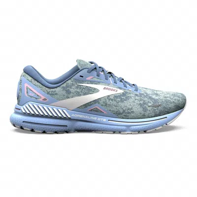 Brooks Women's Adrenaline Gts 23 Running Shoes In Blue,open Air,pink In Multi