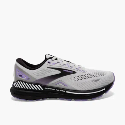 Brooks Women's Adrenaline Gts 23 Running Shoes In Grey/purple In Multi