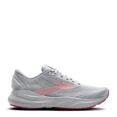 BROOKS WOMEN'S ADRENALINE GTS 24 RUNNING SHOES IN ALLOY/WHITE/ZEPHR