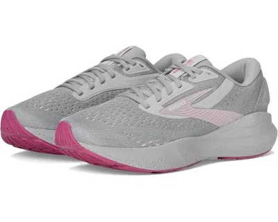 Brooks Women's Adrenaline Gts 24 Running Shoes In Alloy/white/zephyr In Gray