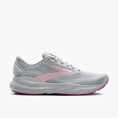 Brooks Women's Adrenaline Gts 24 Running Sneakers In Alloy/white/zephyr In Gray