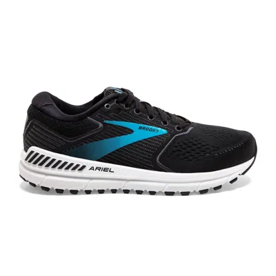 Brooks Women's Ariel 20 Running Shoes In Black/ebony/blue In Multi