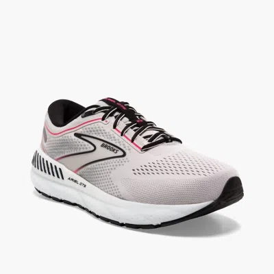 Brooks Women's Ariel Gts 23 Running Shoes In Grey/black/pink In Neutral