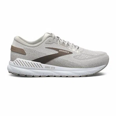 Brooks Women's Ariel Gts 24 Running Shoes In Coconut/chateau/portabella In Gray