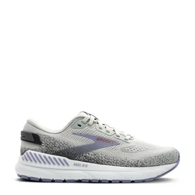 Brooks Women's Ariel Gts 24 Running Shoes In Mercury/ebony/sweet Lavender In Multi