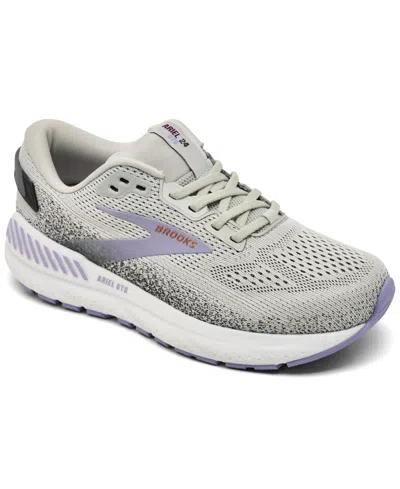 Brooks Women's Ariel Gts 24 Running Sneakers From Finish Line In Gray