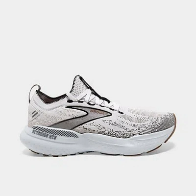 Brooks Women's Brook's Glycerin Stealthfit Gts 21 Running Shoes In White/grey/black
