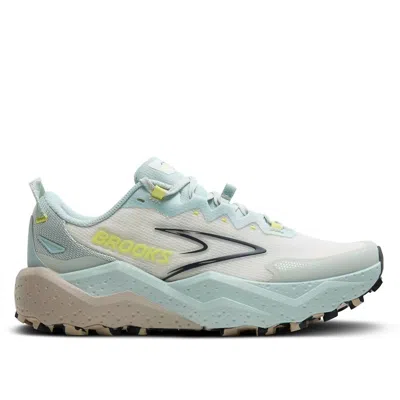 Brooks Women's Caldera 8 Trail Running Shoes In Misty Blue/coconut/chateau In Multi