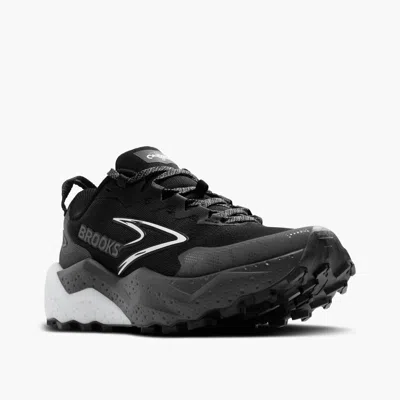 Brooks Women's Caldera 8 Trail-running Shoes In Black/blackened Pearl/white