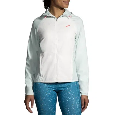 Brooks Women's Canopy Jacket In Mint Mix In Green