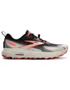 Brooks Women's Cascadia 18 Shoes In Black/blue Wash/ Flame In Multi