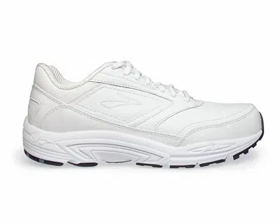 Brooks Women's Dyad Walker Shoes In White