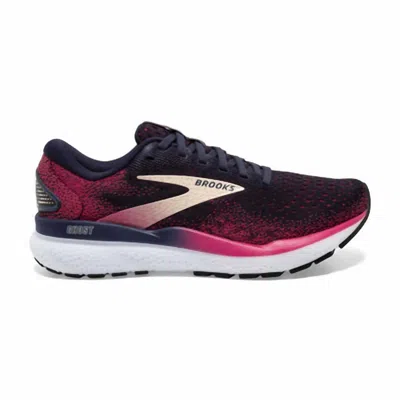 Brooks Women's Ghost 16 Gtx Sneakers In Peacoat/raspberry/apricot In Multi